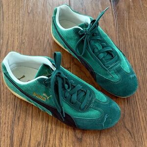 Puma Teal and Black Women's Sneakers